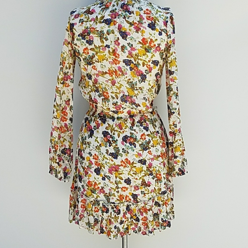 🆕️ Jessica Simpson Print Cold Shoulder Dress - Picture 4 of 7